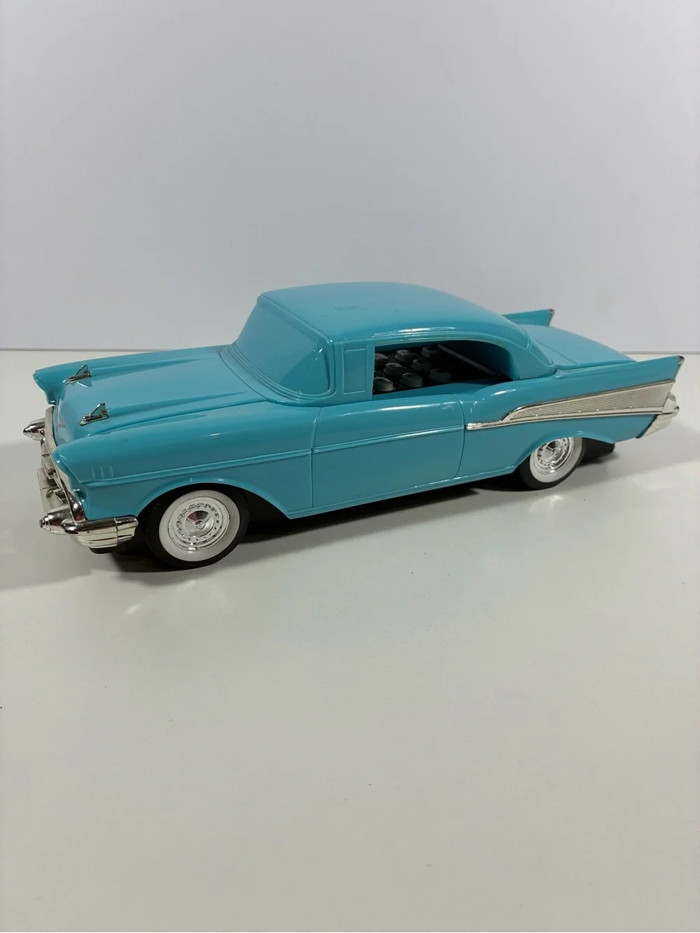 Vintage Telemania 1957 Chevy Bel Air Car Telephone Teal Aqua Blue ‘57 Chevrolet